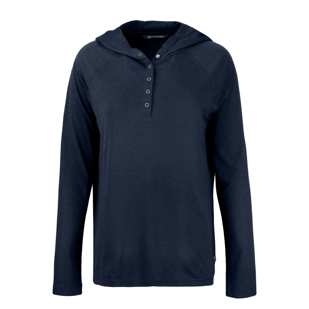Chemise à capuche pour femmes Cutter & Buck Coastline Epic Comfort Eco Recycled