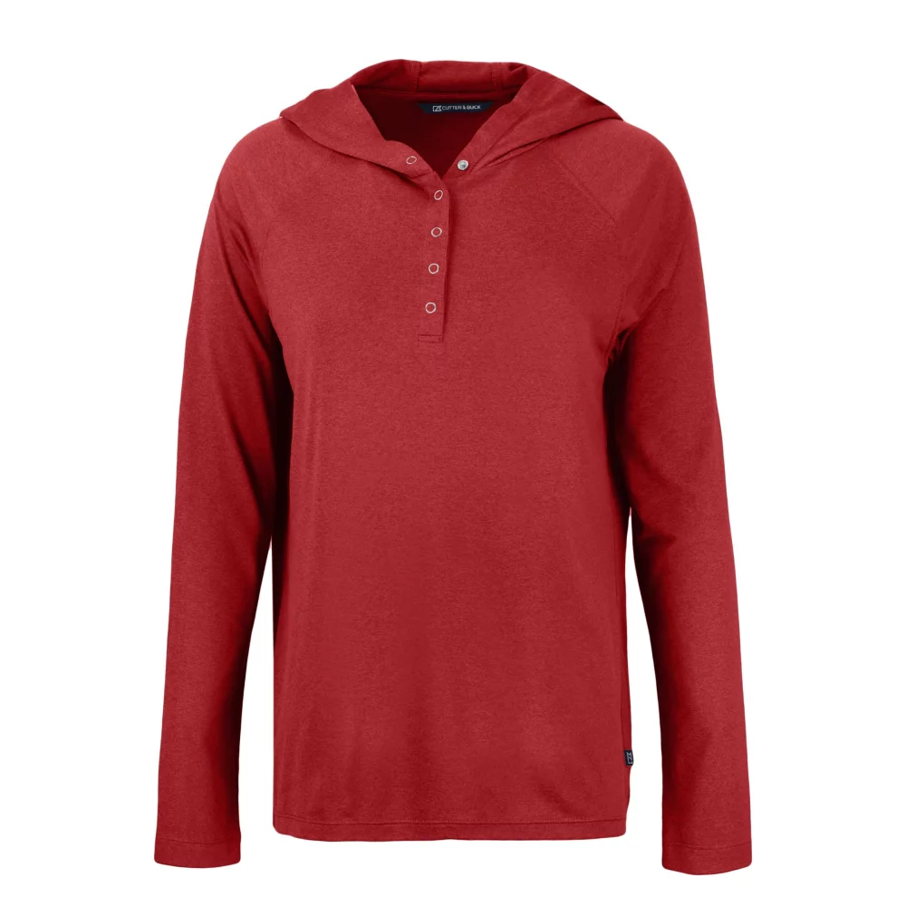 Chemise à capuche pour femmes Cutter & Buck Coastline Epic Comfort Eco Recycled