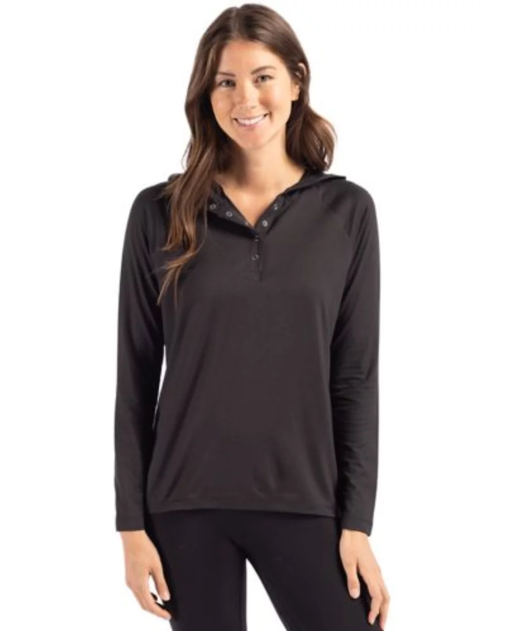 Chemise à capuche pour femmes Cutter & Buck Coastline Epic Comfort Eco Recycled