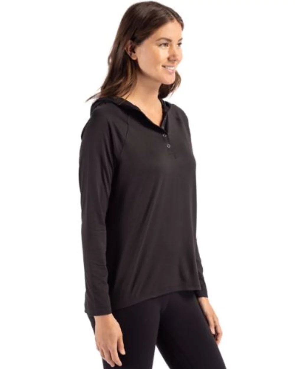 Chemise à capuche pour femmes Cutter & Buck Coastline Epic Comfort Eco Recycled