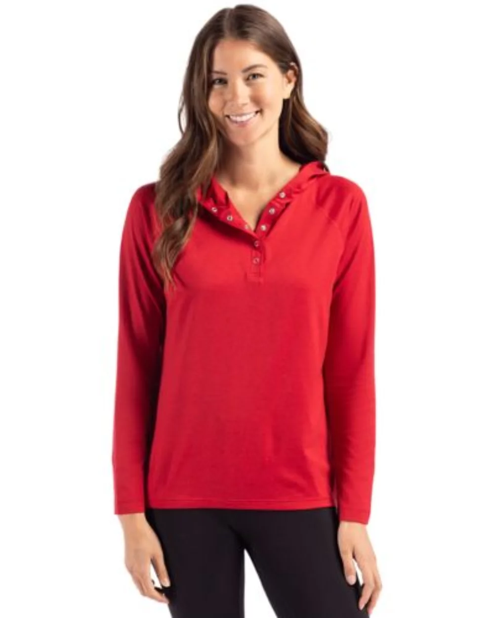 Chemise à capuche pour femmes Cutter & Buck Coastline Epic Comfort Eco Recycled