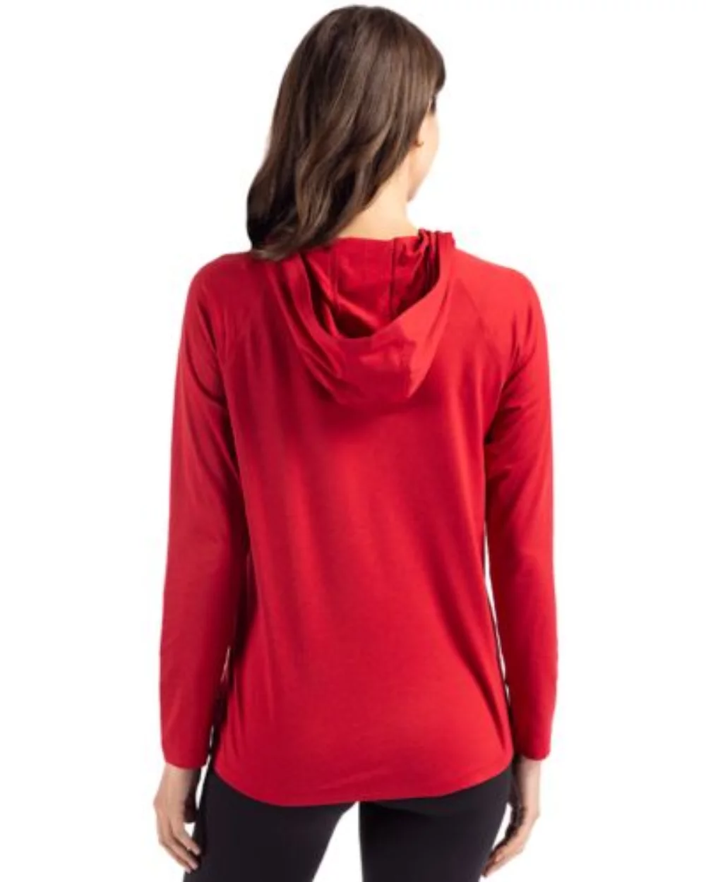 Cutter & Buck Coastline Epic Comfort Eco Recycled Womens Hooded Shirt