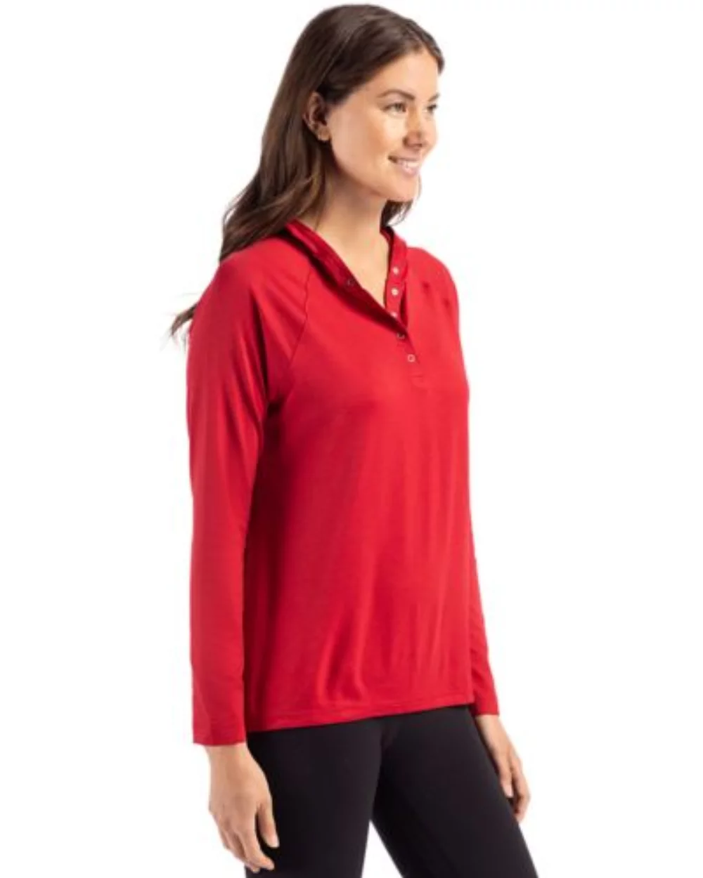 Chemise à capuche pour femmes Cutter & Buck Coastline Epic Comfort Eco Recycled