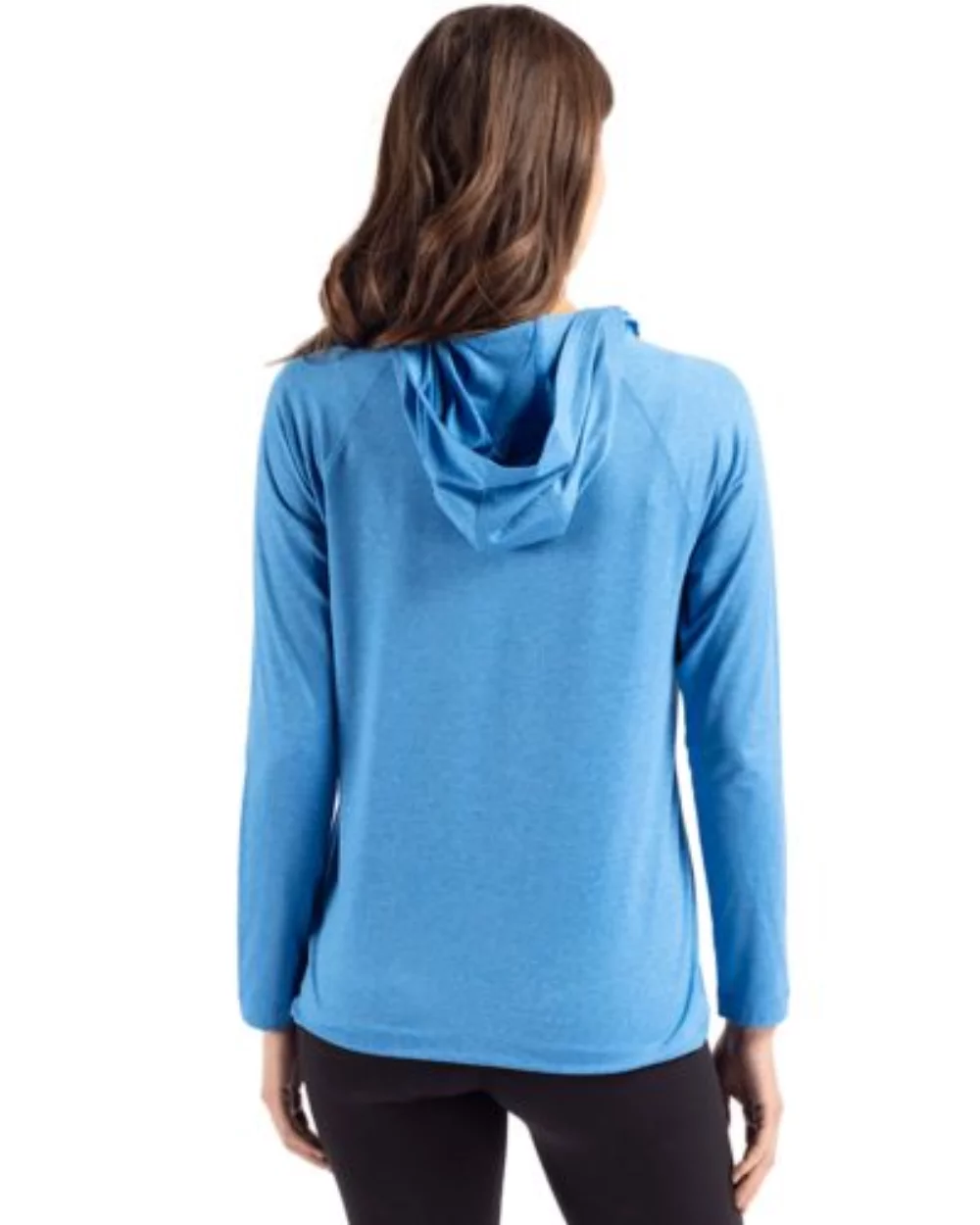 Cutter & Buck Coastline Epic Comfort Eco Recycled Womens Hooded Shirt