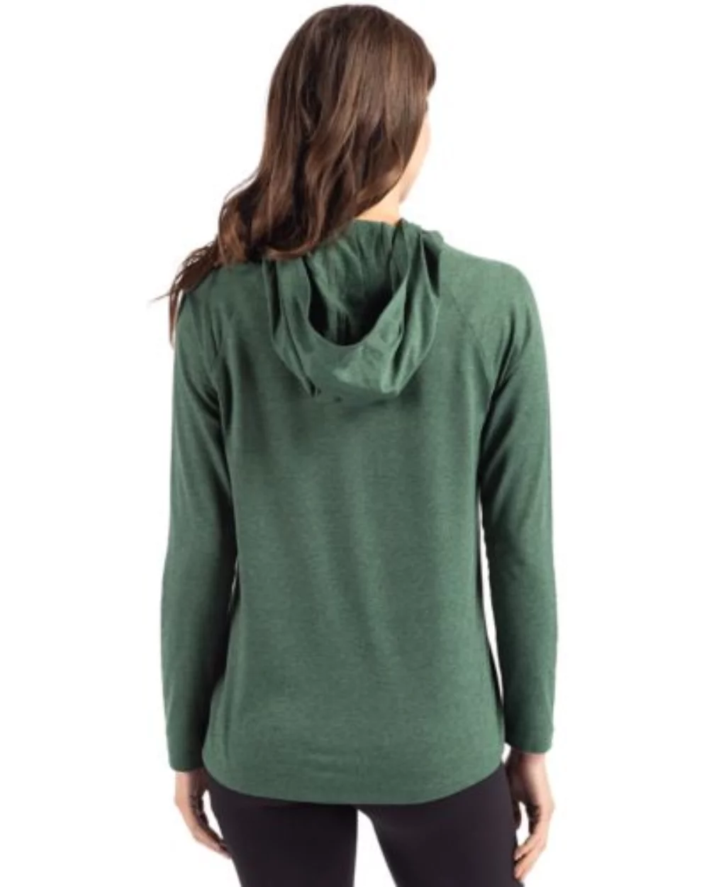 Cutter & Buck Coastline Epic Comfort Eco Recycled Womens Hooded Shirt