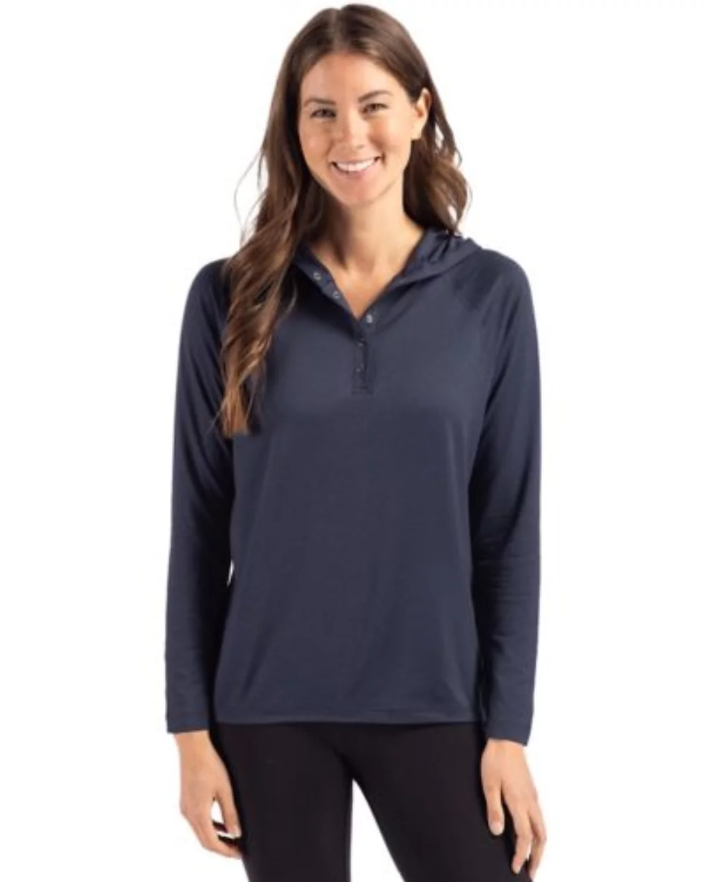 Chemise à capuche pour femmes Cutter & Buck Coastline Epic Comfort Eco Recycled