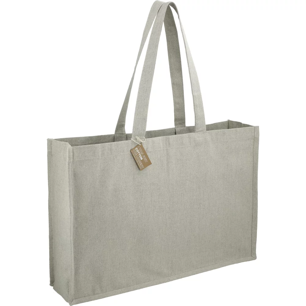 Sac fourre-tout d'épaule en coton recyclé de 10 oz