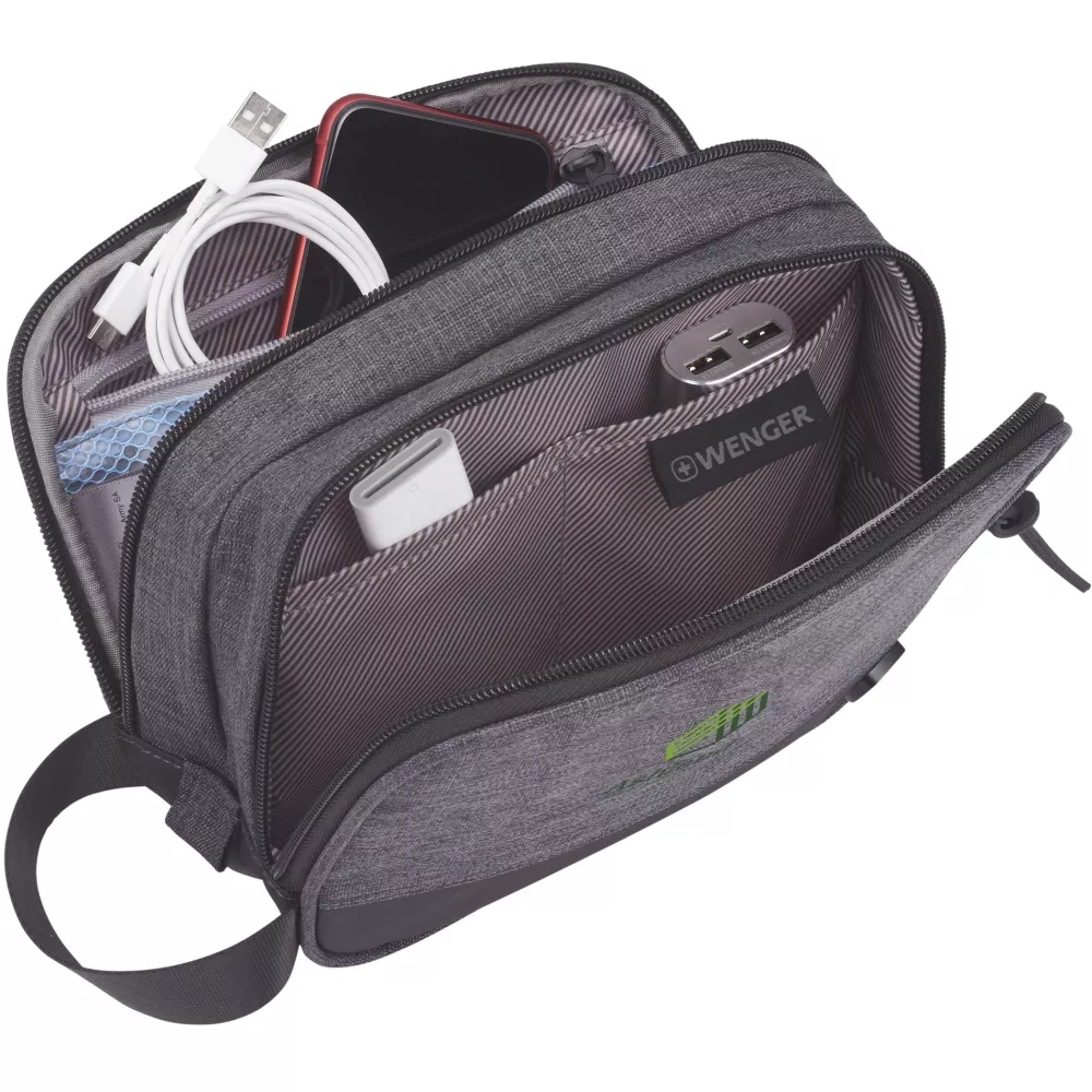 Trousse de toilette à deux compartiments Wenger RPET