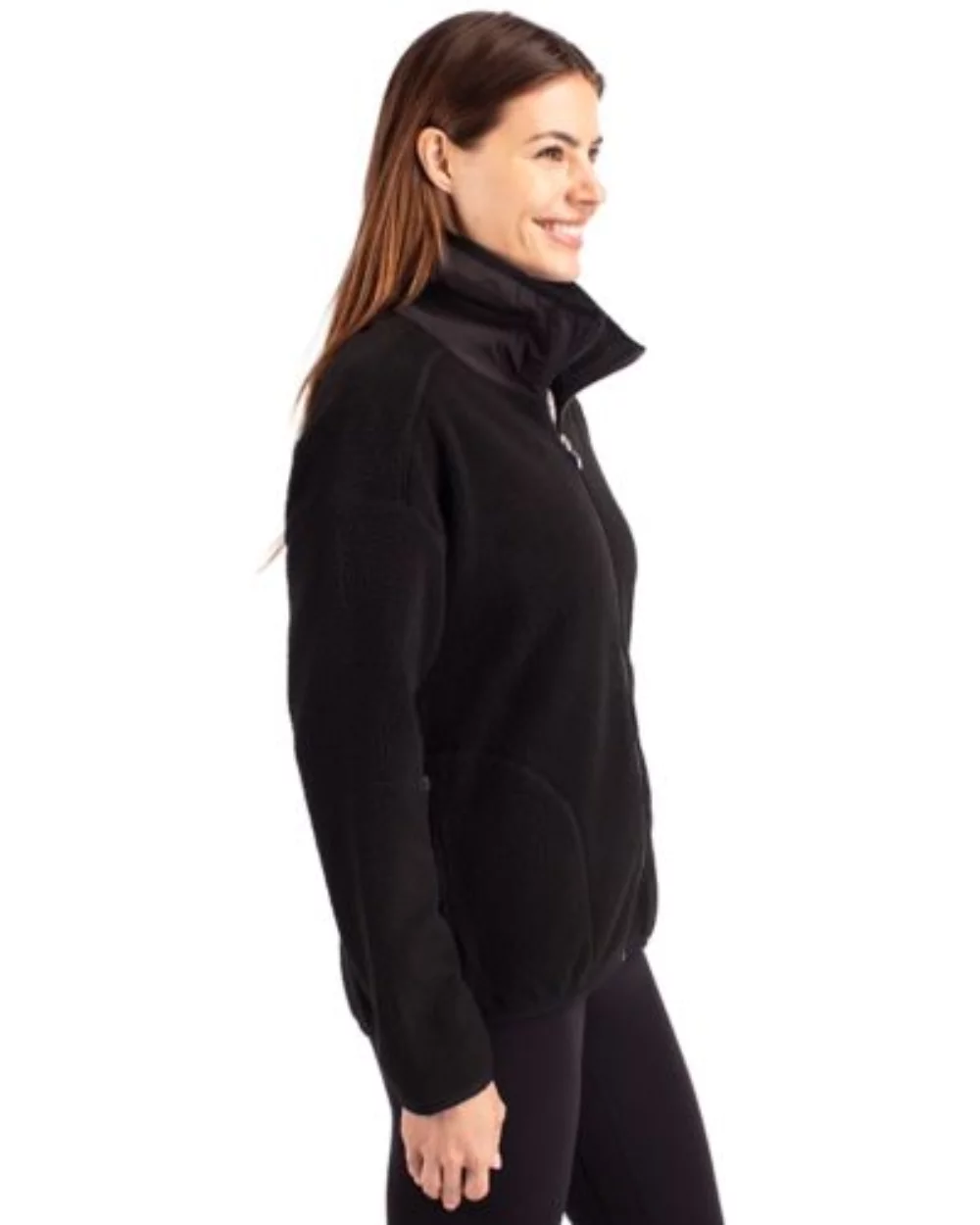 Cutter & Buck Cascade Eco Sherpa Womens Fleece Jacket