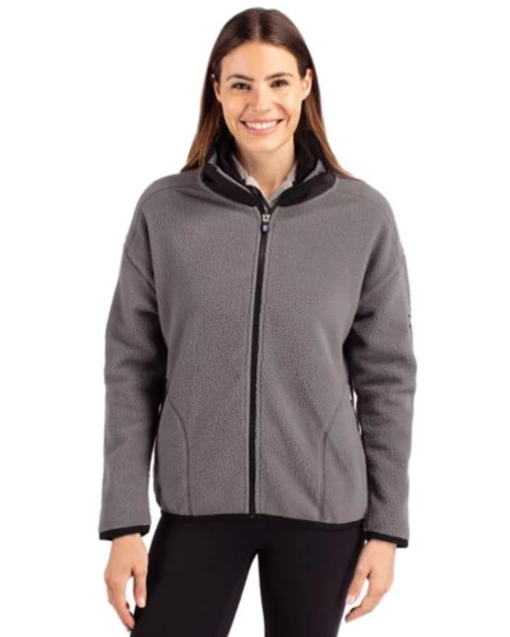 Cutter & Buck Cascade Eco Sherpa Womens Fleece Jacket