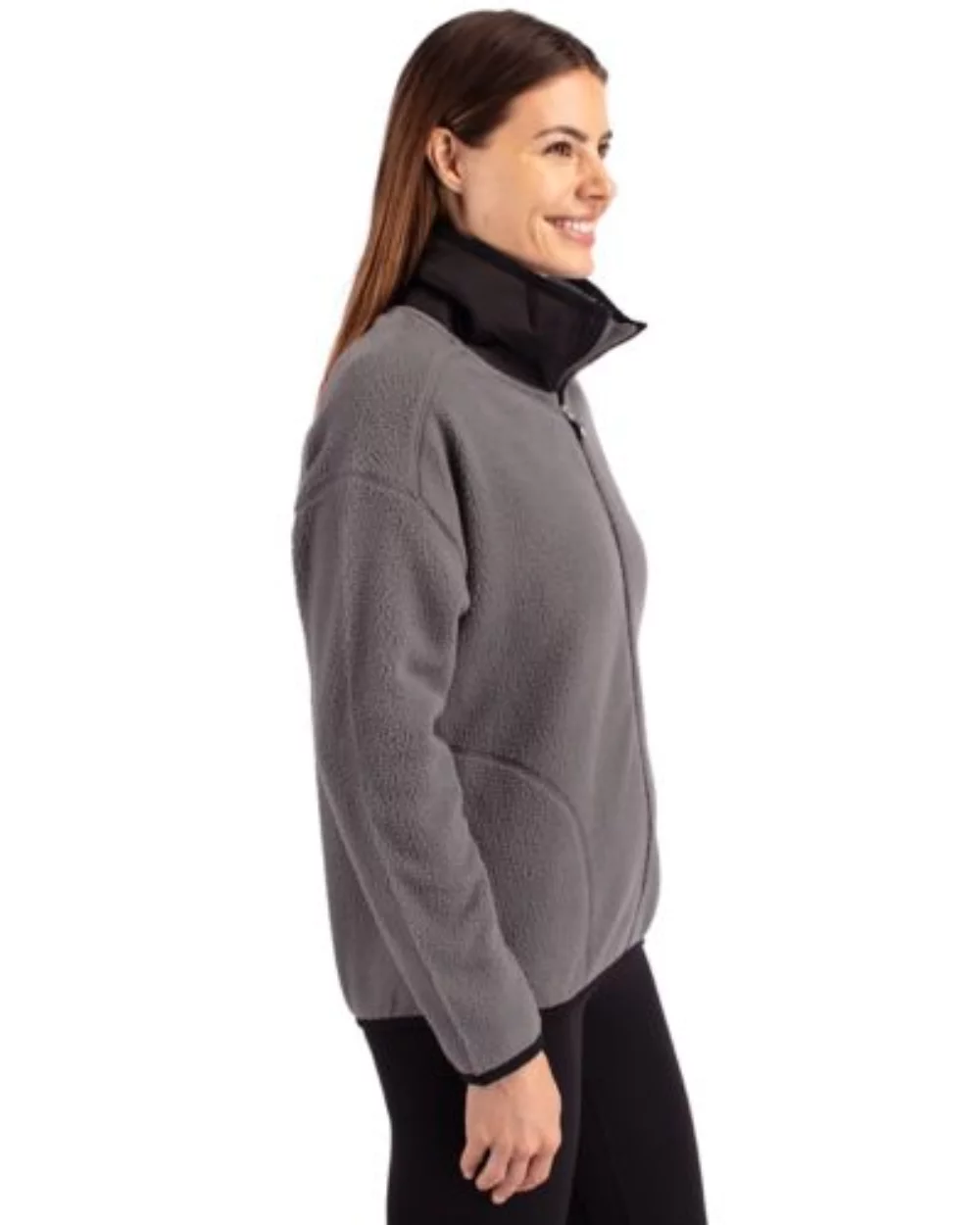 Cutter & Buck Cascade Eco Sherpa Womens Fleece Jacket
