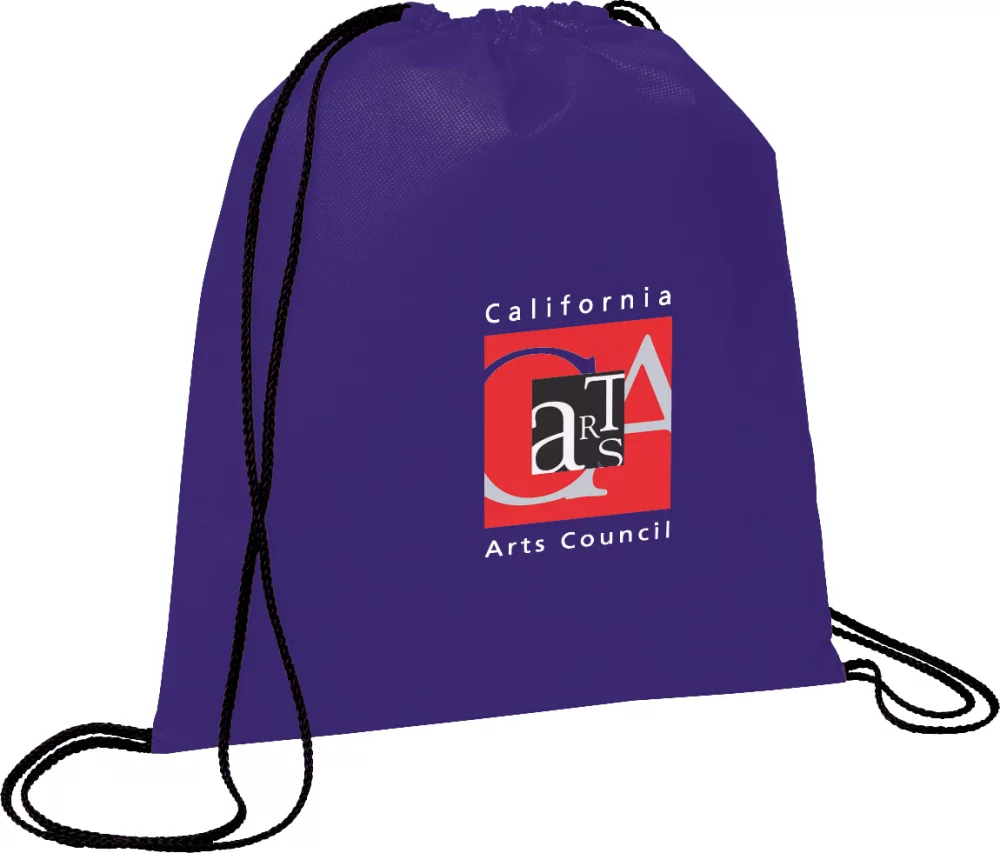 Evergreen Non-Woven Drawstring Bag