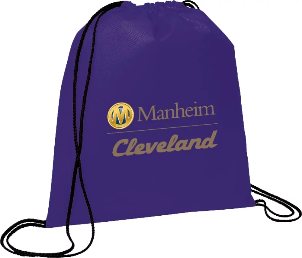 Evergreen Non-Woven Drawstring Bag