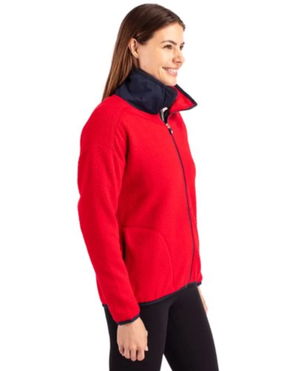 Cutter & Buck Cascade Eco Sherpa Womens Fleece Jacket