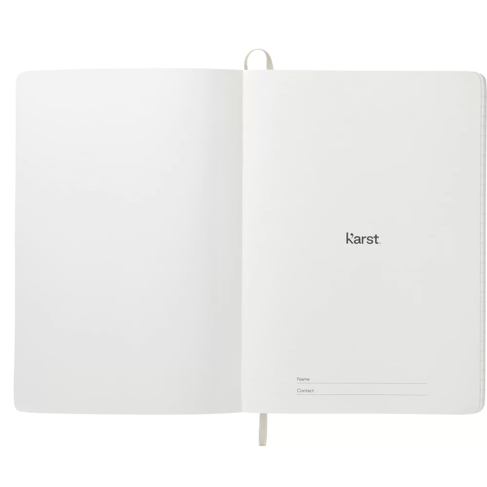 Karst 5.5" x 8.5" Stone Soft Bound Notebook