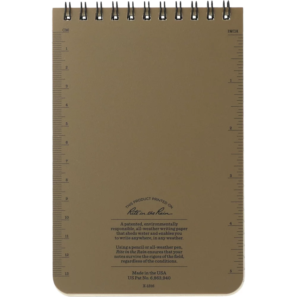 4" x 6" Rite in the Rain Top Spiral Notebook
