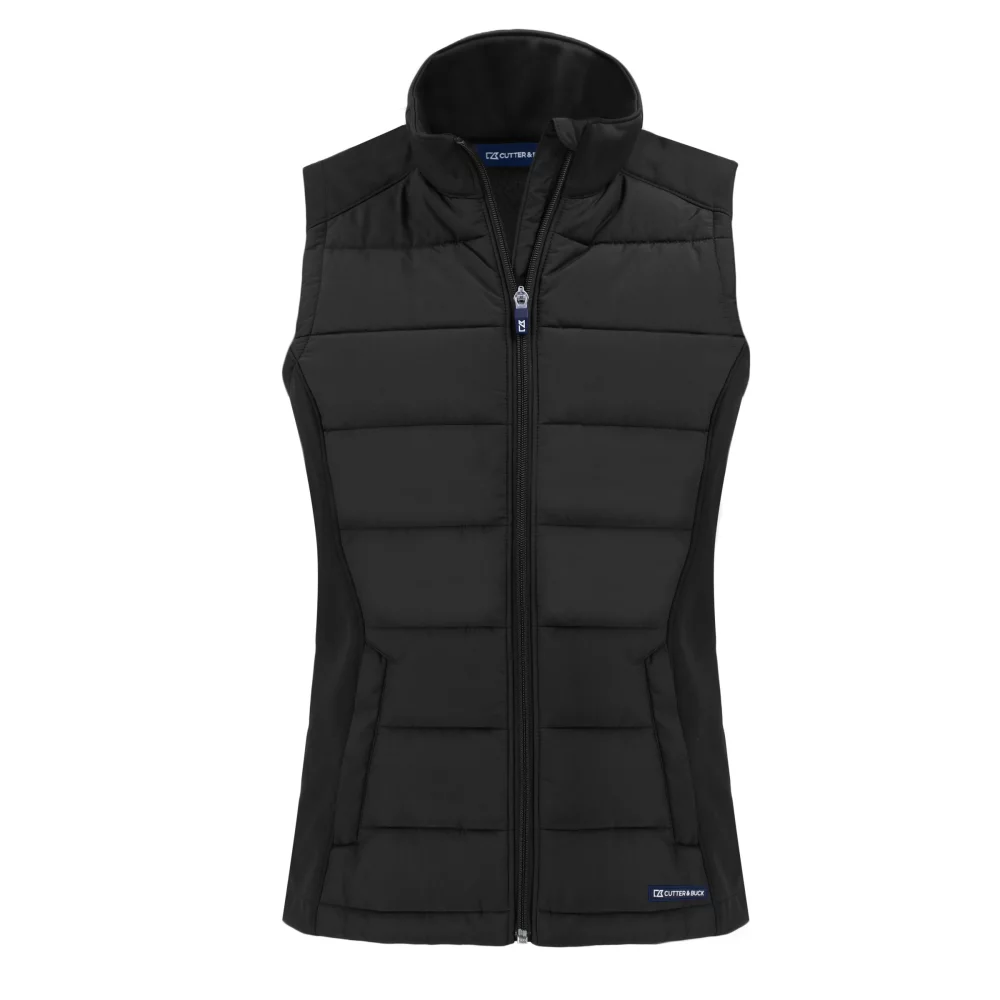 Veste zippée complète pour femmes Cutter & Buck Evoke Hybrid Eco Softshell recyclée