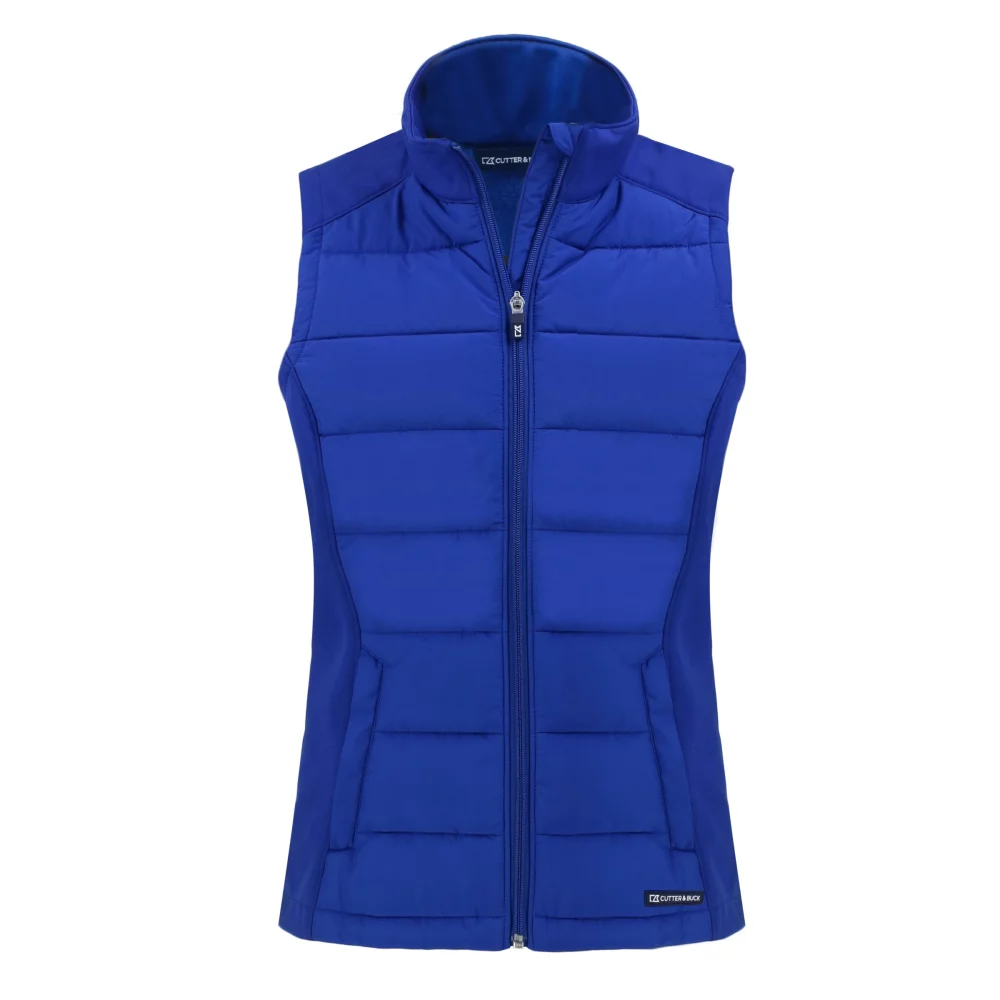Veste zippée complète pour femmes Cutter & Buck Evoke Hybrid Eco Softshell recyclée