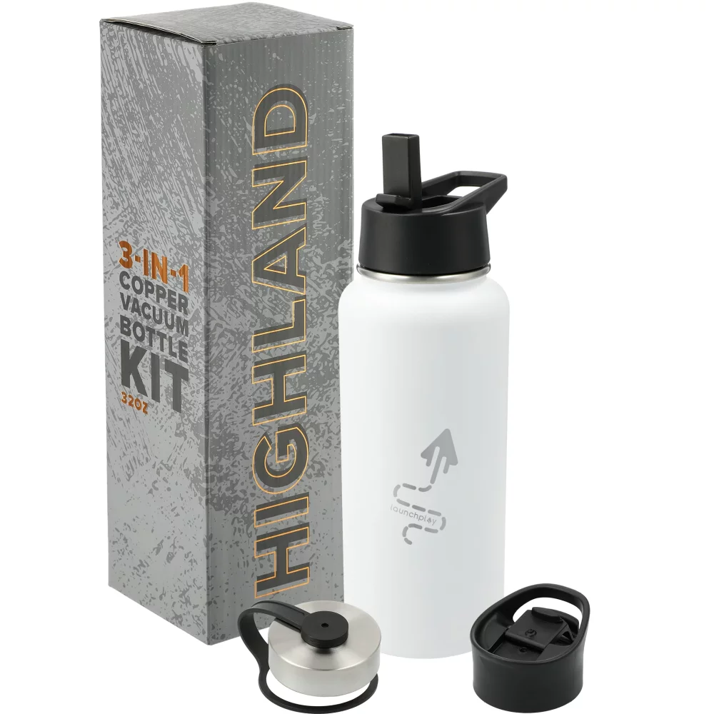 Kit de bouteille sous vide en cuivre Highland 3-en-1 de 32 oz