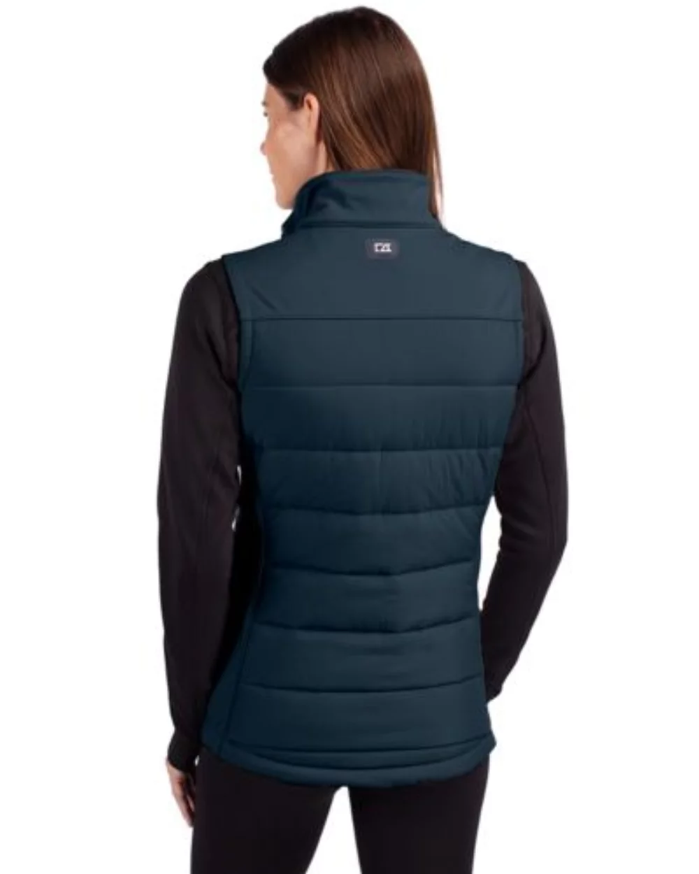 Cutter & Buck Evoke Hybrid Eco Softshell Recycled Womens Full Zip Vest