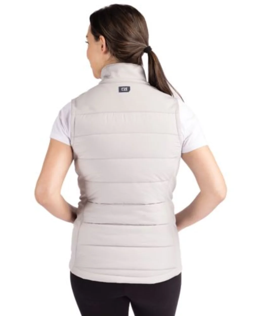 Cutter & Buck Evoke Hybrid Eco Softshell Recycled Womens Full Zip Vest