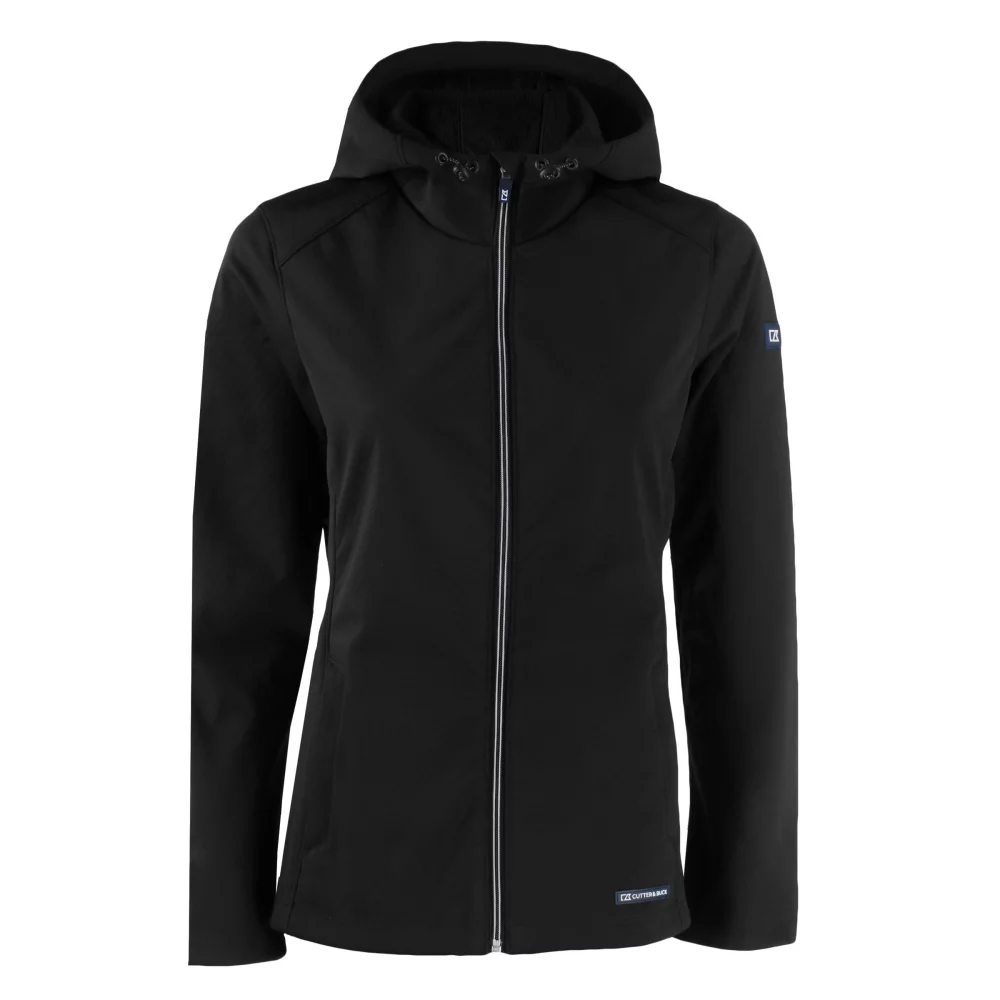 Veste pour femme Cutter & Buck Evoke Eco Softshell à fermeture éclair intégrale en matières recyclées