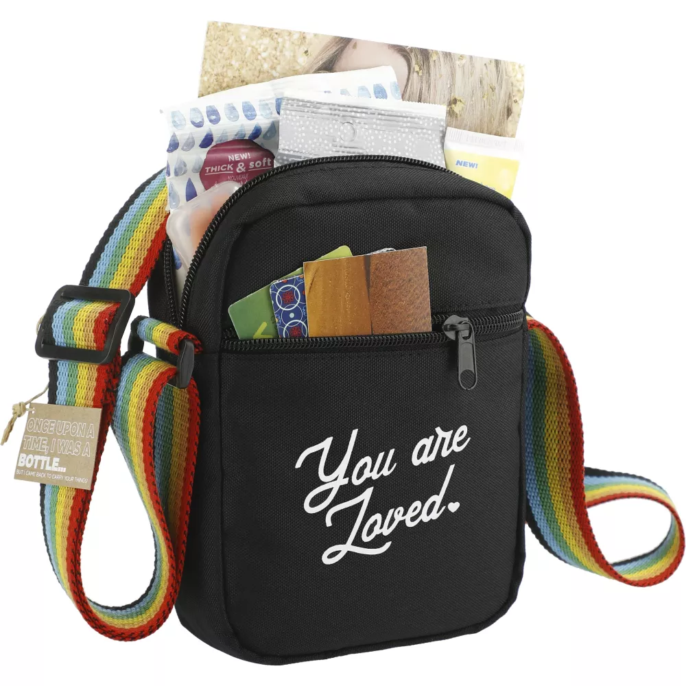 Sac bandoulière Rainbow en RPET