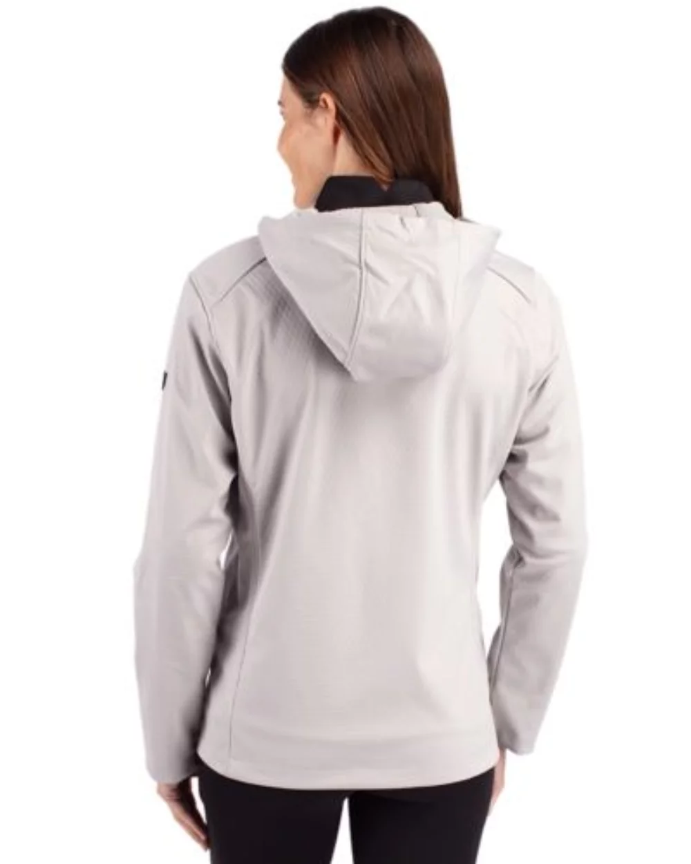Veste pour femme Cutter & Buck Evoke Eco Softshell à fermeture éclair intégrale en matières recyclées