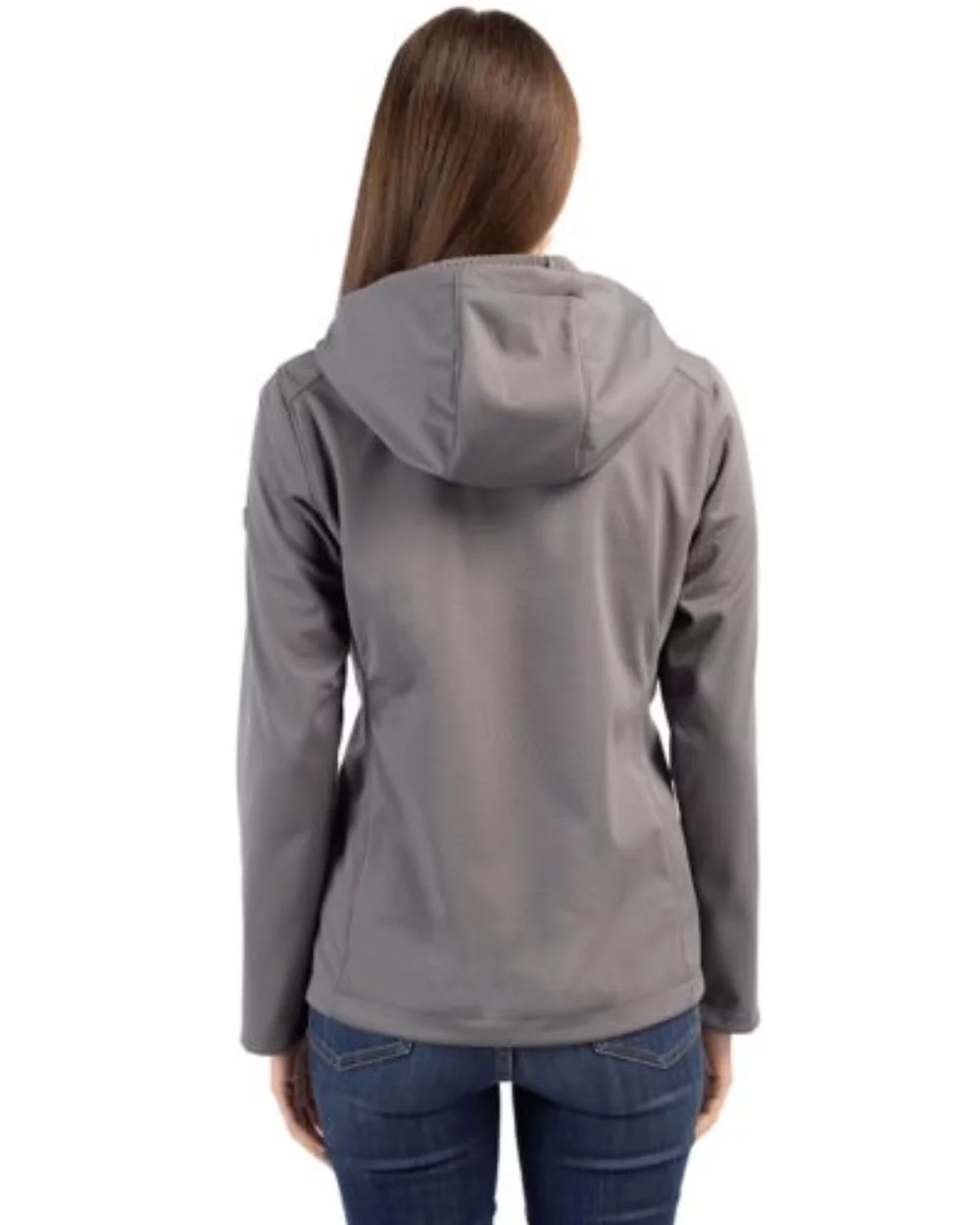Veste pour femme Cutter & Buck Evoke Eco Softshell à fermeture éclair intégrale en matières recyclées