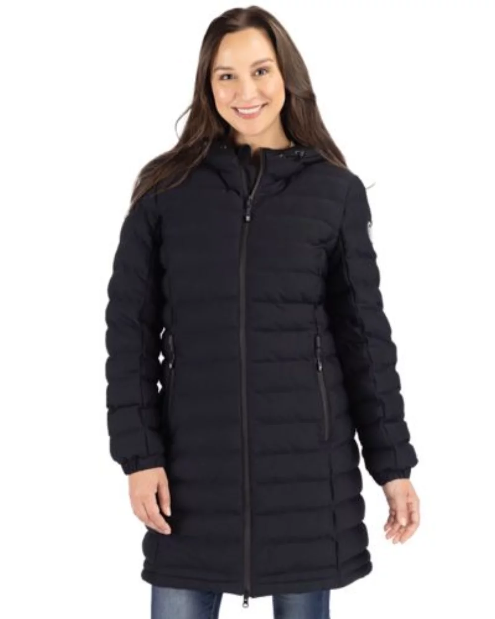 Veste longue matelassée pour femme Cutter & Buck Mission Ridge Repreve Eco isolée