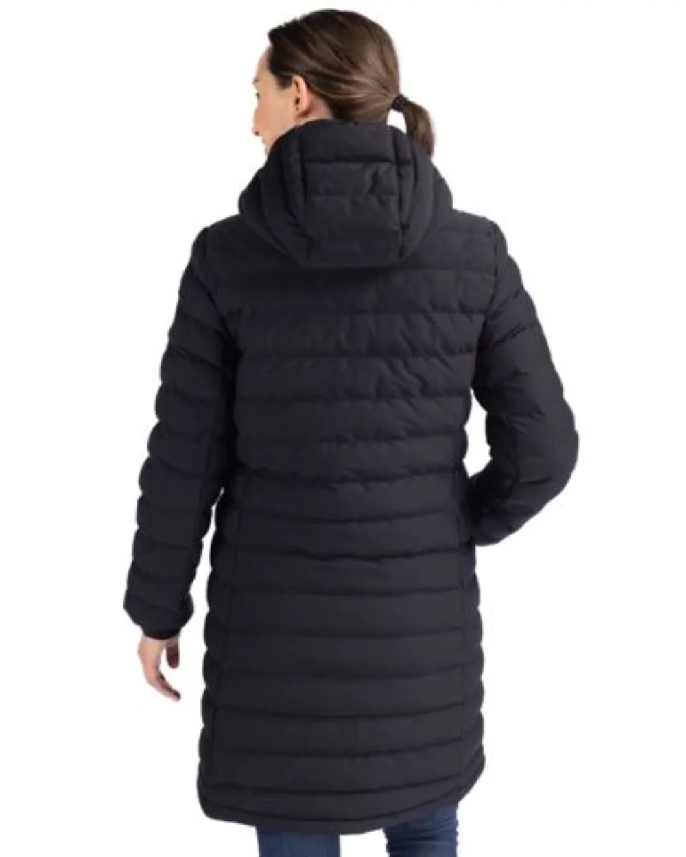Veste longue matelassée pour femme Cutter & Buck Mission Ridge Repreve Eco isolée