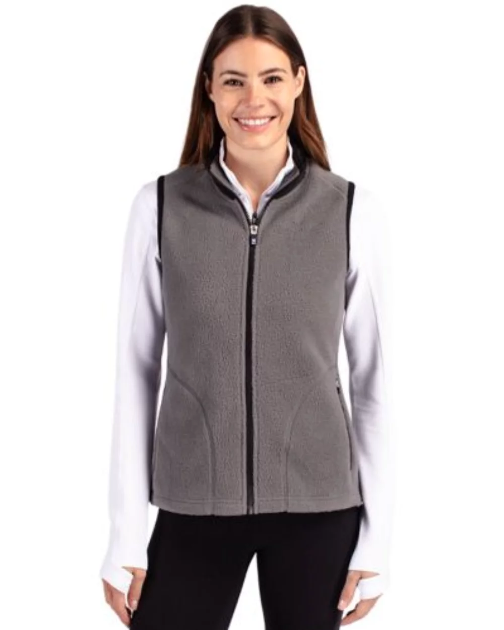 Gilet pour femme en polaire éco Sherpa Cascade de Cutter & Buck