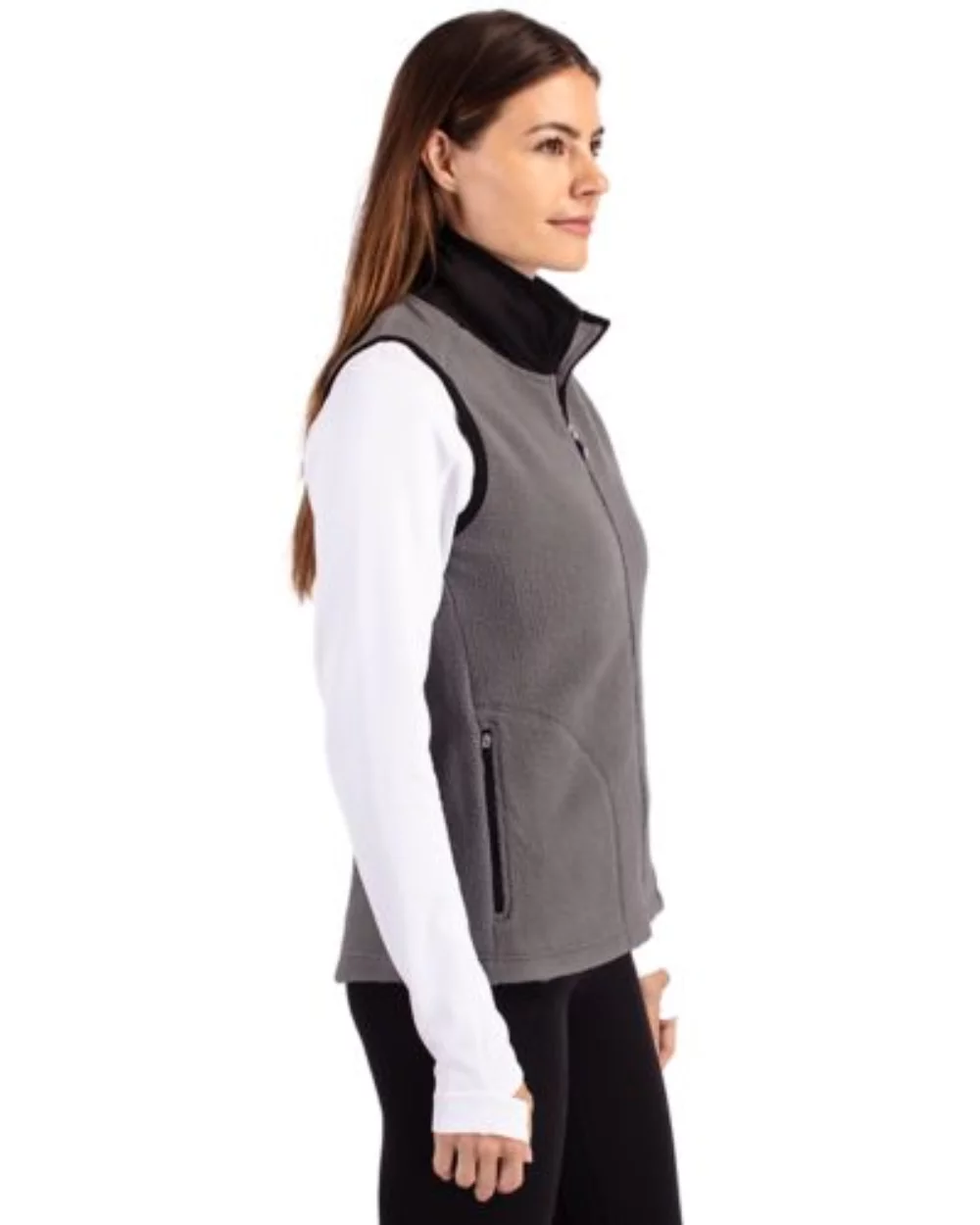 Gilet pour femme en polaire éco Sherpa Cascade de Cutter & Buck
