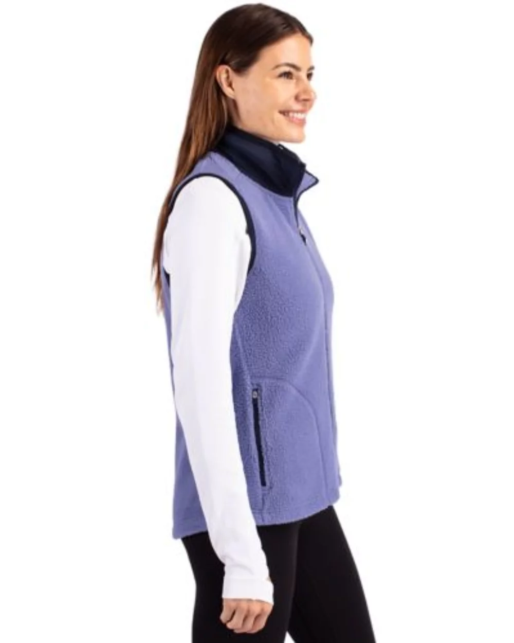 Cutter & Buck Cascade Eco Sherpa Fleece Womens Vest
