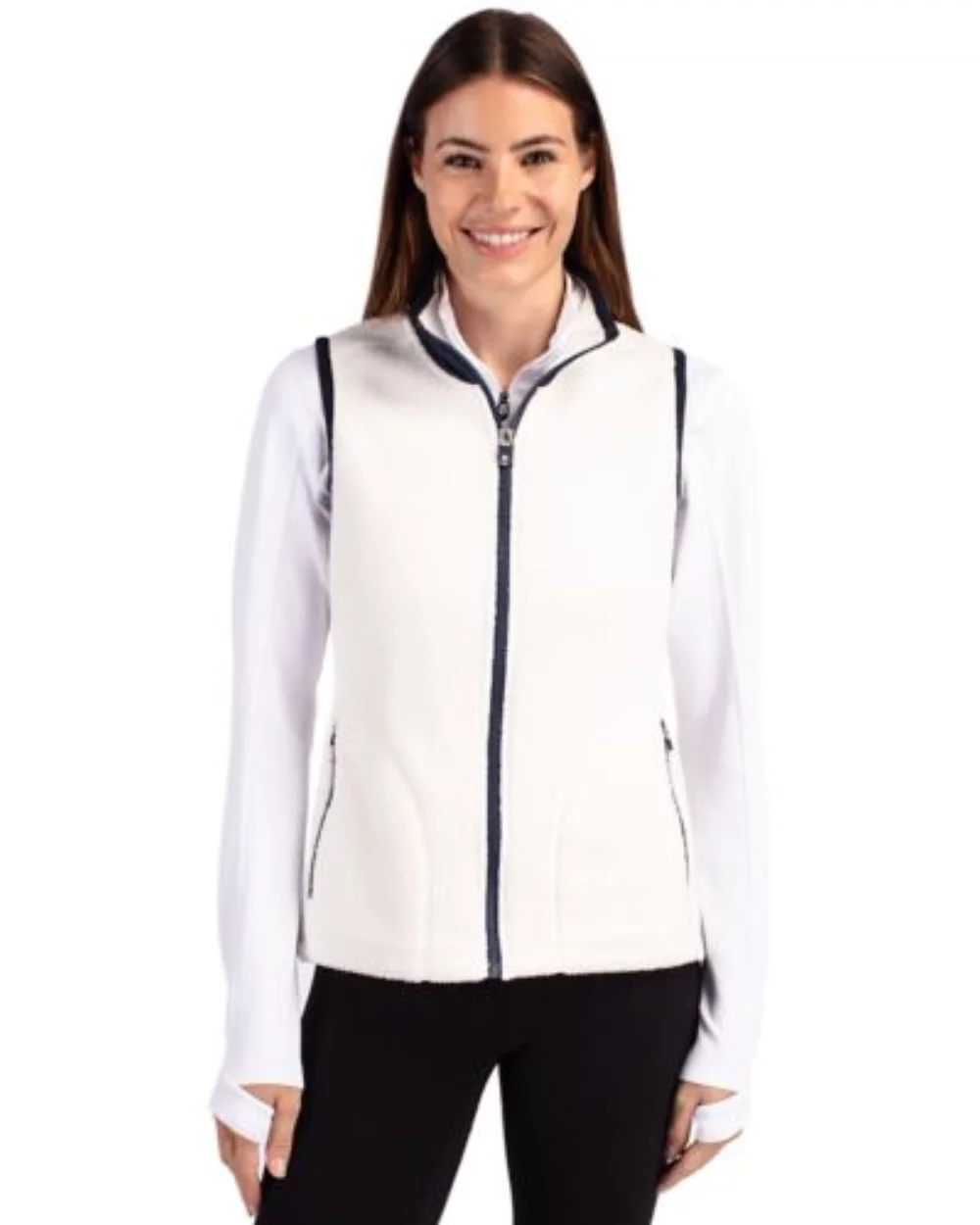 Cutter & Buck Cascade Eco Sherpa Fleece Womens Vest