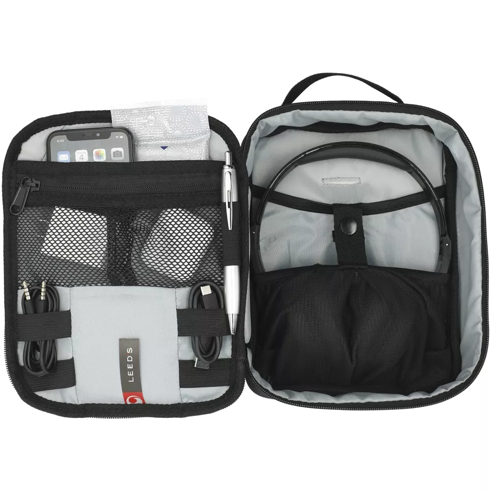 Étui pour casque et accessoires technologiques en RPET