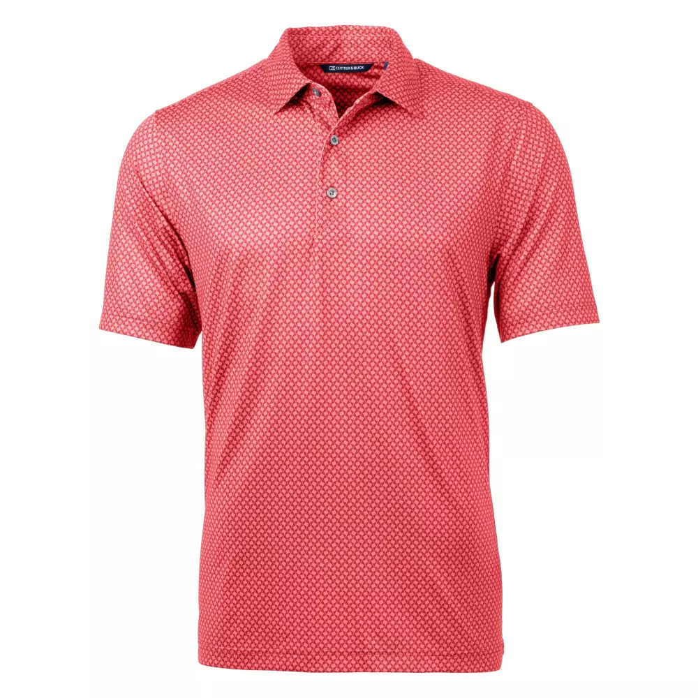 Polo Cutter & Buck Pike à imprimé bannière extensible pour hommes