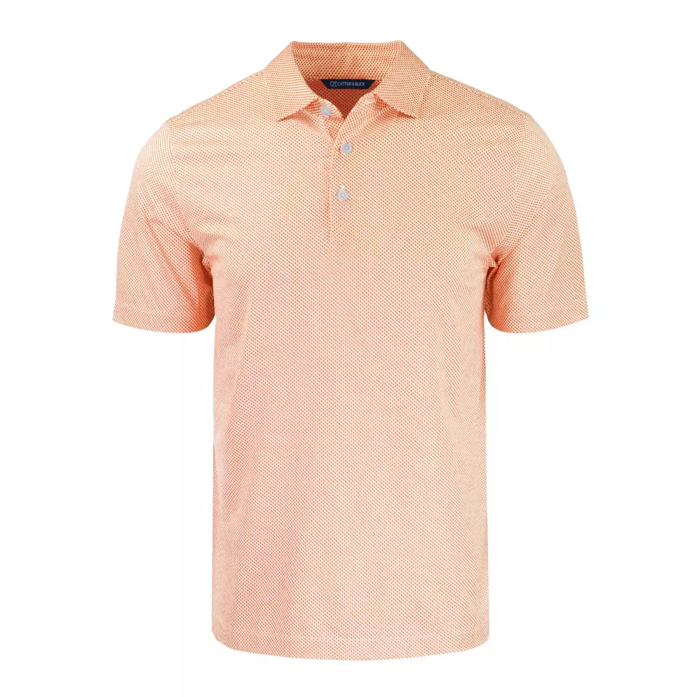 Polo pour hommes Cutter & Buck Pike Eco Symmetry Print Stretch Recycled