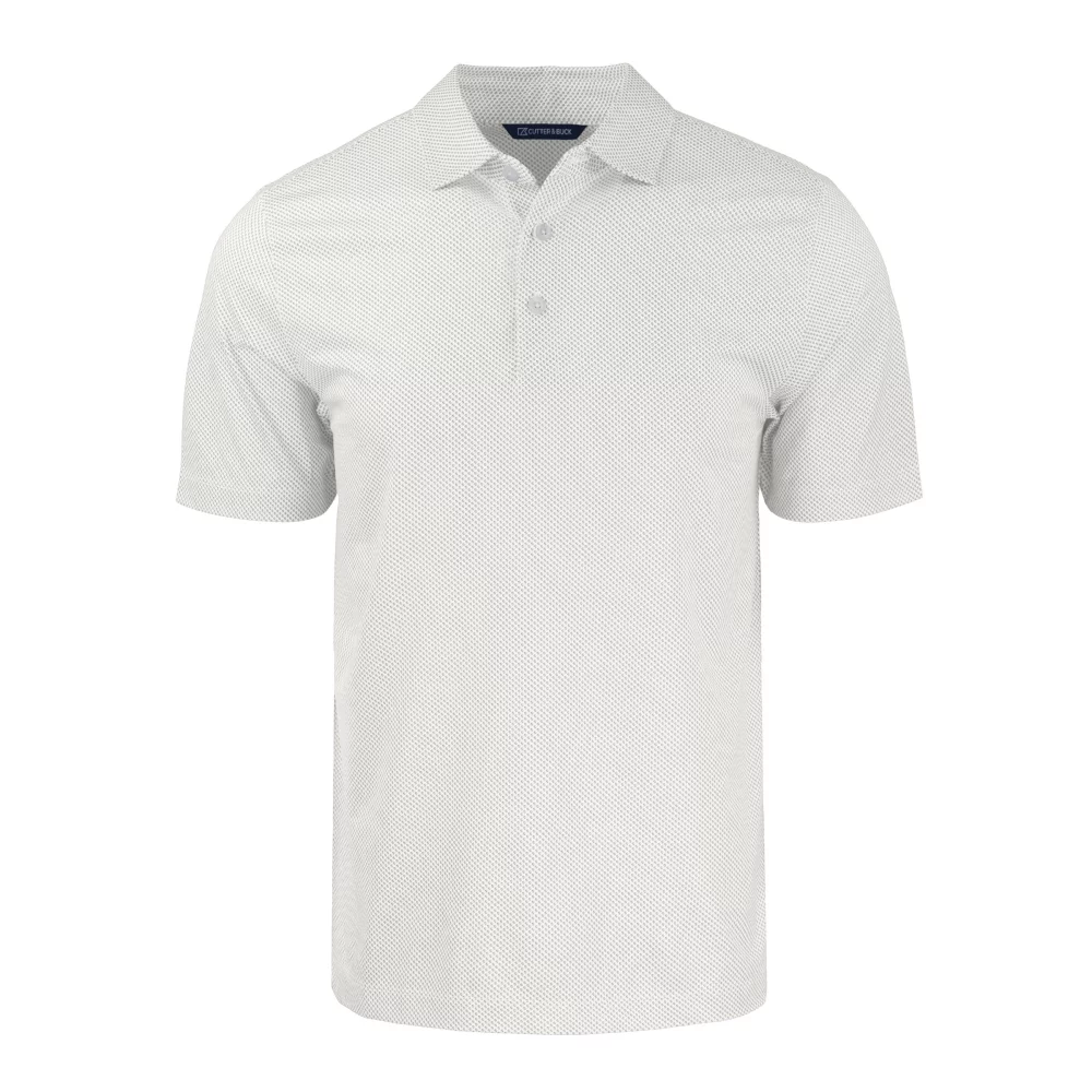 Polo pour hommes Cutter & Buck Pike Eco Symmetry Print Stretch Recycled