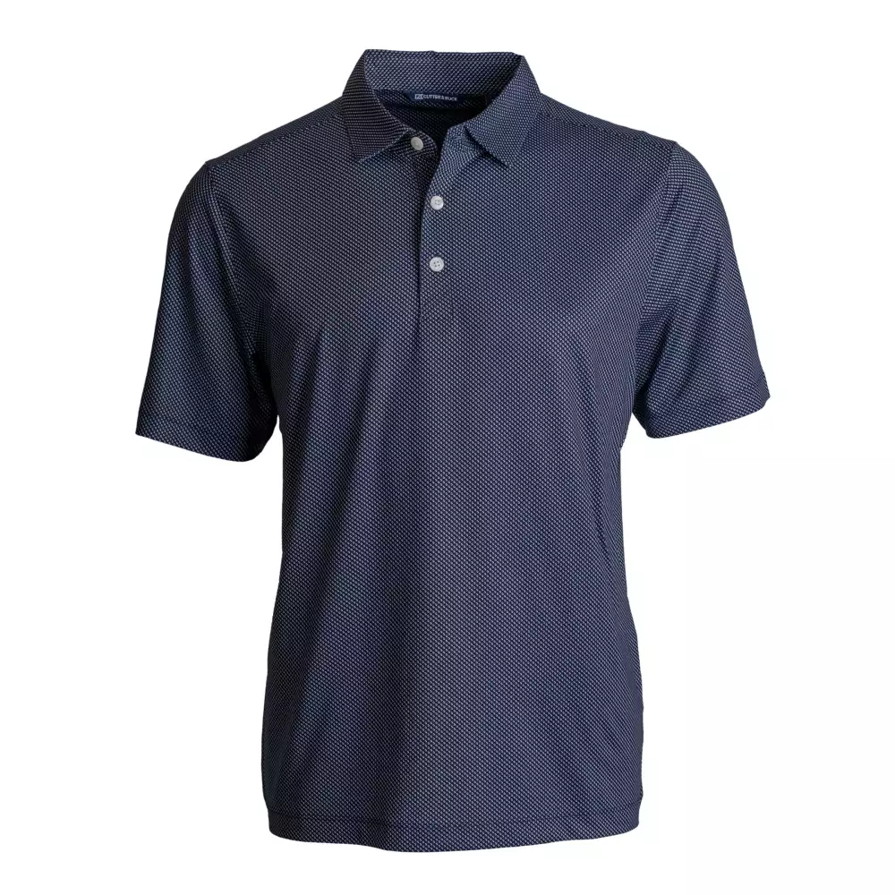 Polo pour hommes Cutter & Buck Pike Eco Symmetry Print Stretch Recycled