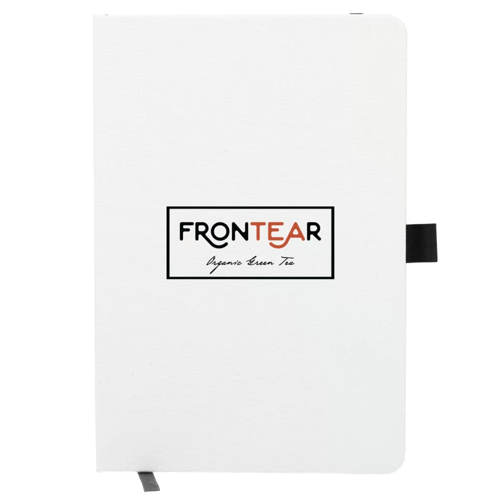 Cahier relié en fibre de bambou recyclée FSC® de 5,5 x 8,5 pouces