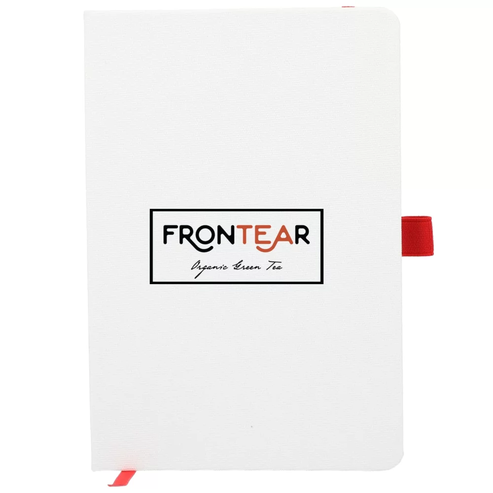 Cahier relié en fibre de bambou recyclée FSC® de 5,5 x 8,5 pouces