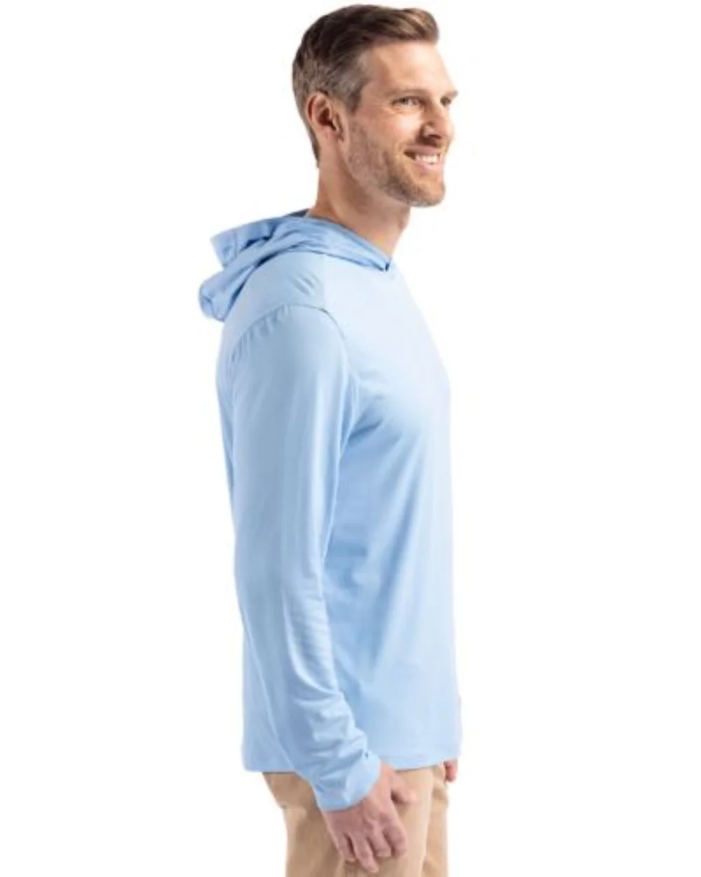 Chemise à capuche pour hommes Cutter & Buck Coastline Epic Comfort Eco Recycled