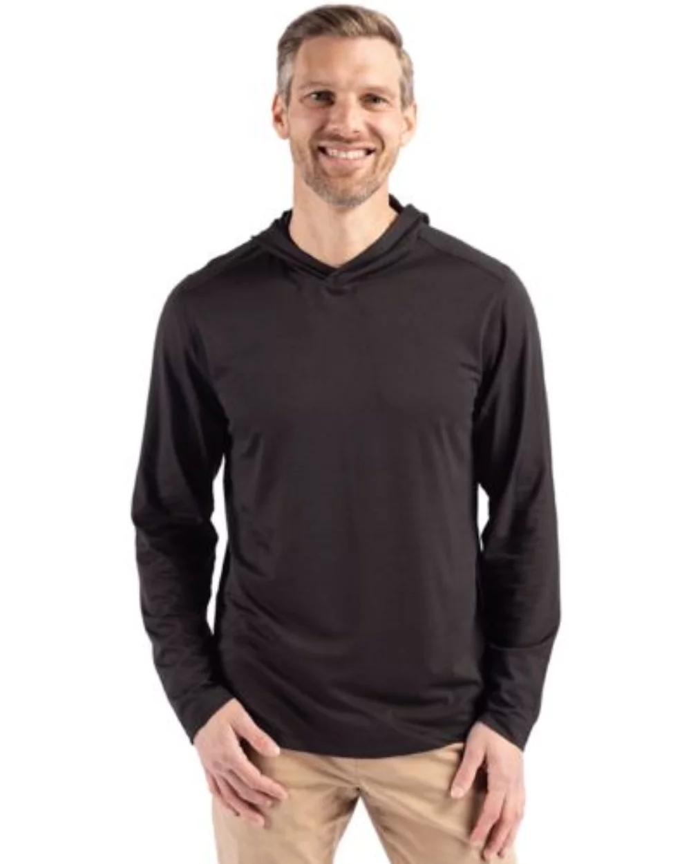 Chemise à capuche pour hommes Cutter & Buck Coastline Epic Comfort Eco Recycled