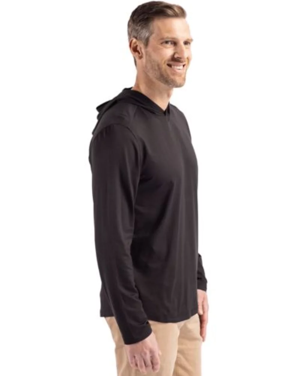 Chemise à capuche pour hommes Cutter & Buck Coastline Epic Comfort Eco Recycled