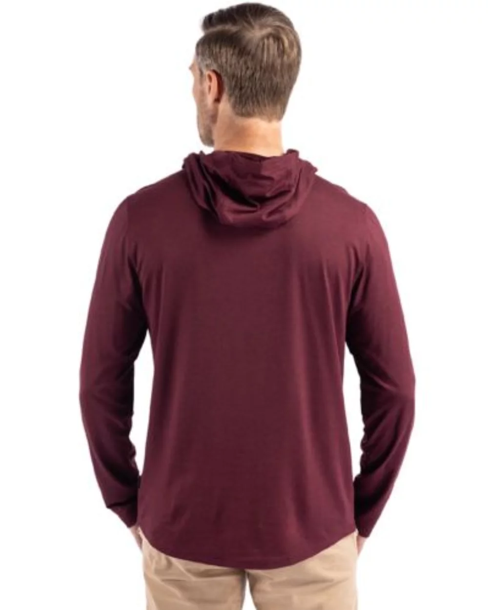 Cutter & Buck Coastline Epic Comfort Eco Recycled Mens Hooded Shirt