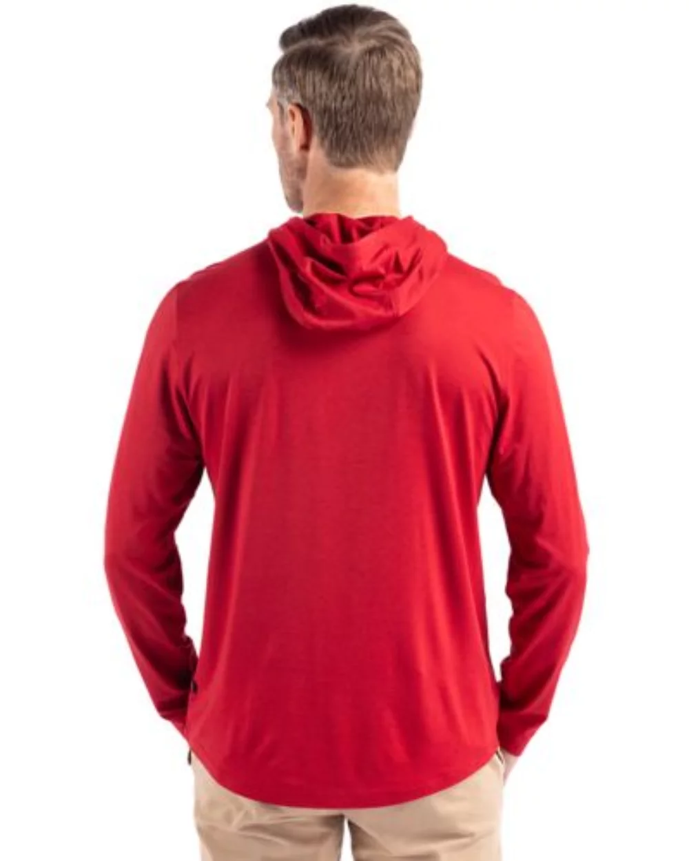 Cutter & Buck Coastline Epic Comfort Eco Recycled Mens Hooded Shirt