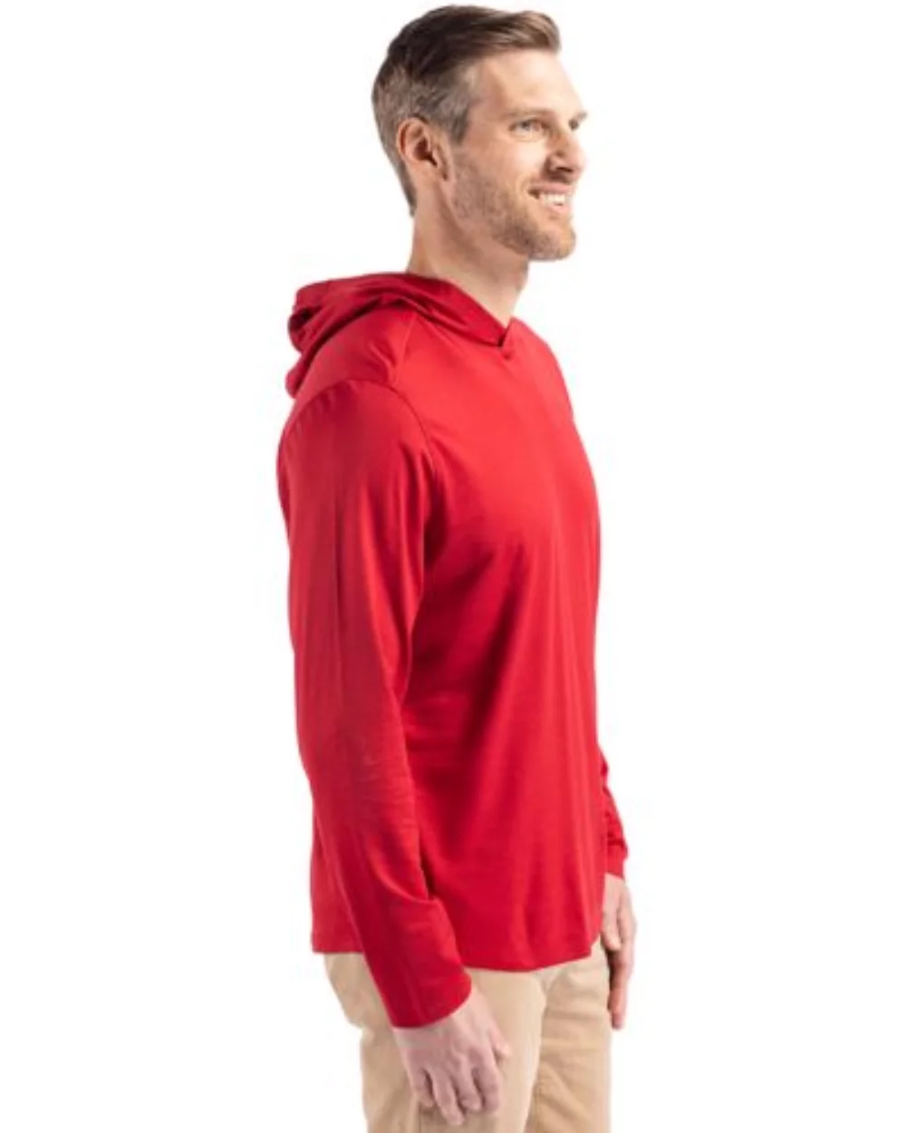 Chemise à capuche pour hommes Cutter & Buck Coastline Epic Comfort Eco Recycled
