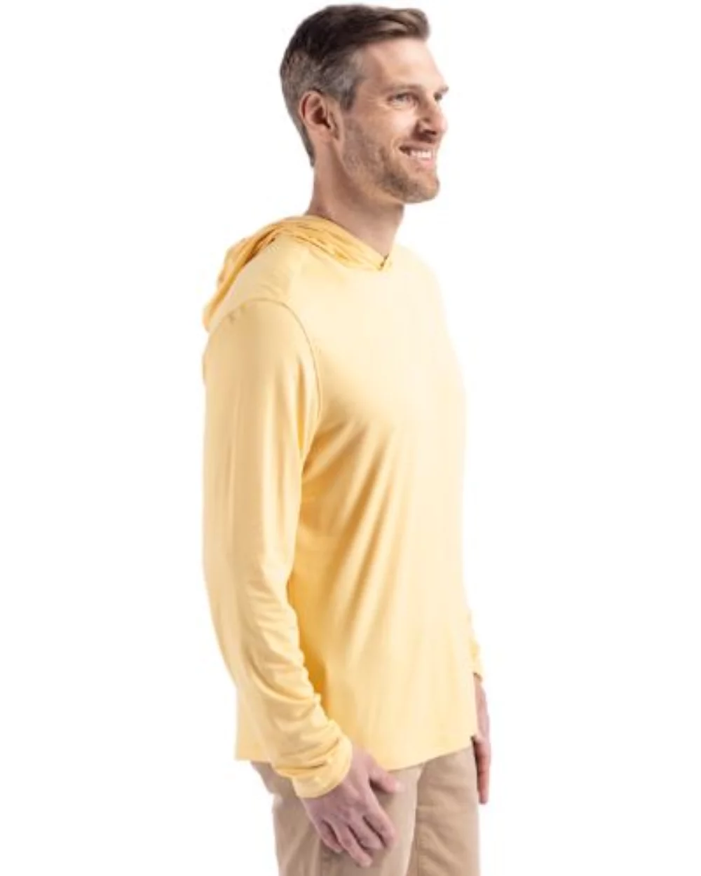 Cutter & Buck Coastline Epic Comfort Eco Recycled Mens Hooded Shirt