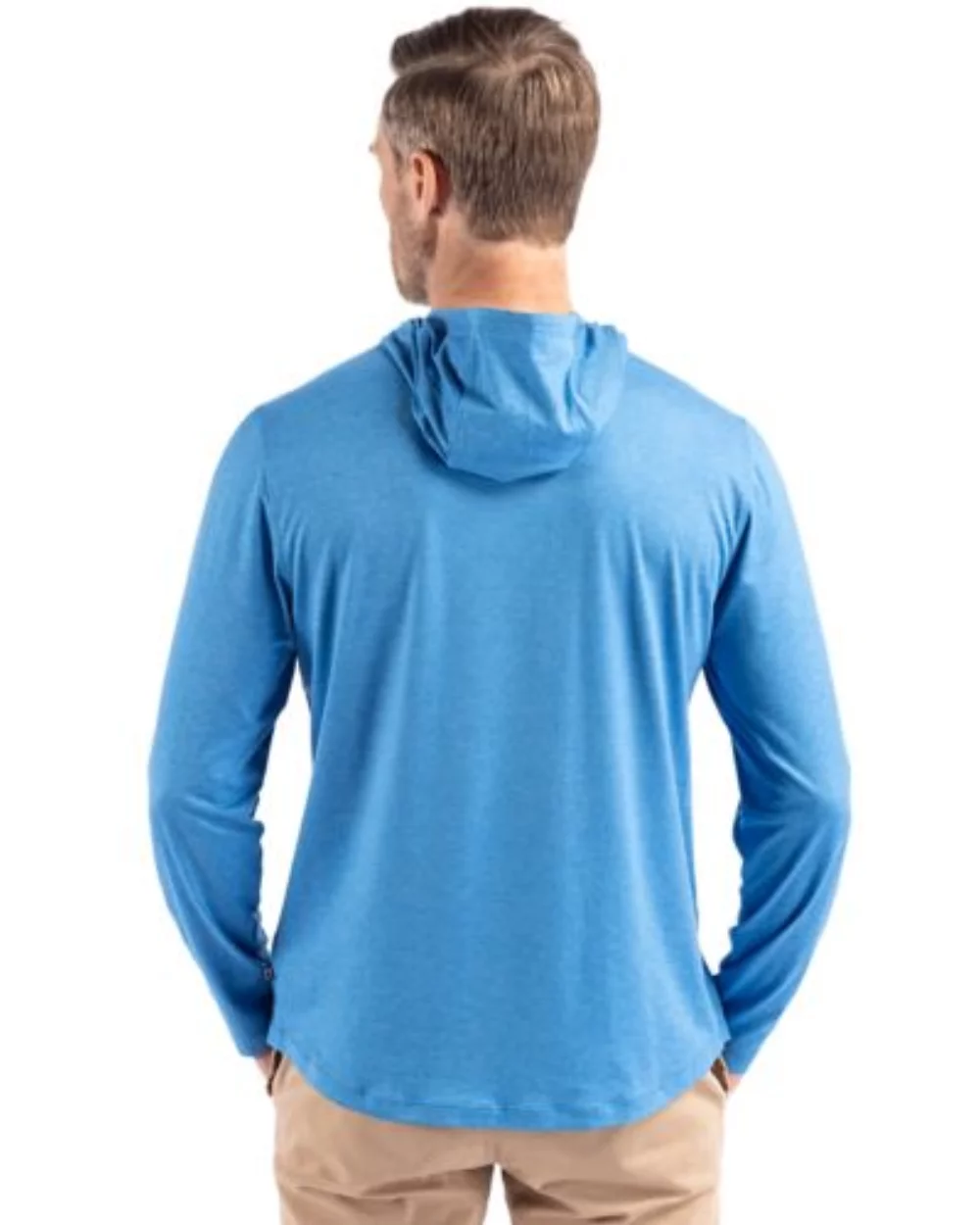 Cutter & Buck Coastline Epic Comfort Eco Recycled Mens Hooded Shirt